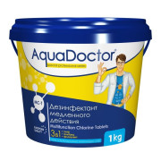 AquaDoctor MC-T 1 кг. (таблетки по 20 гр.), комбинированный медленно-растворимый препарат на основе активного хлора  
